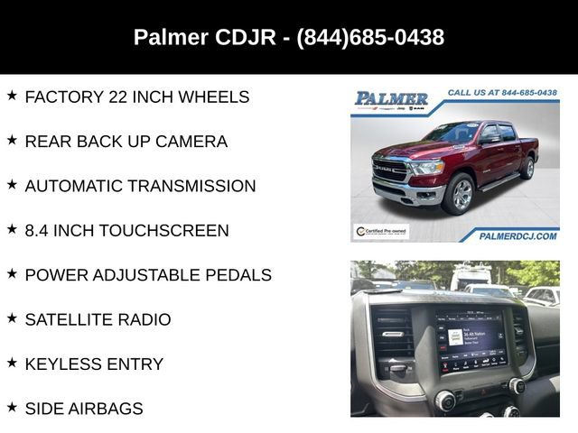 Certified 2021 RAM 1500 Big Horn RWD image 6
