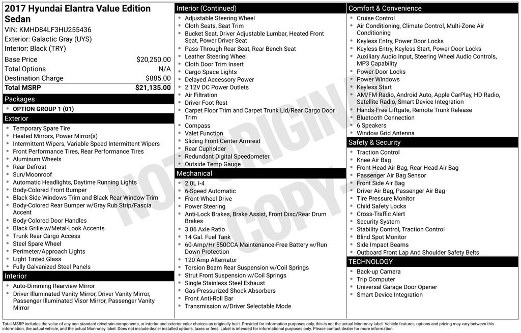 Used 2017 Hyundai Elantra Value Edition image 37