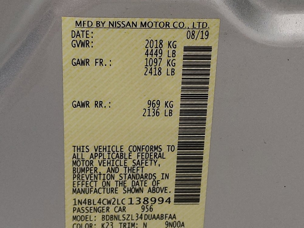 Used 2020 Nissan Altima 2.5 SR w/ Premium Package image 33