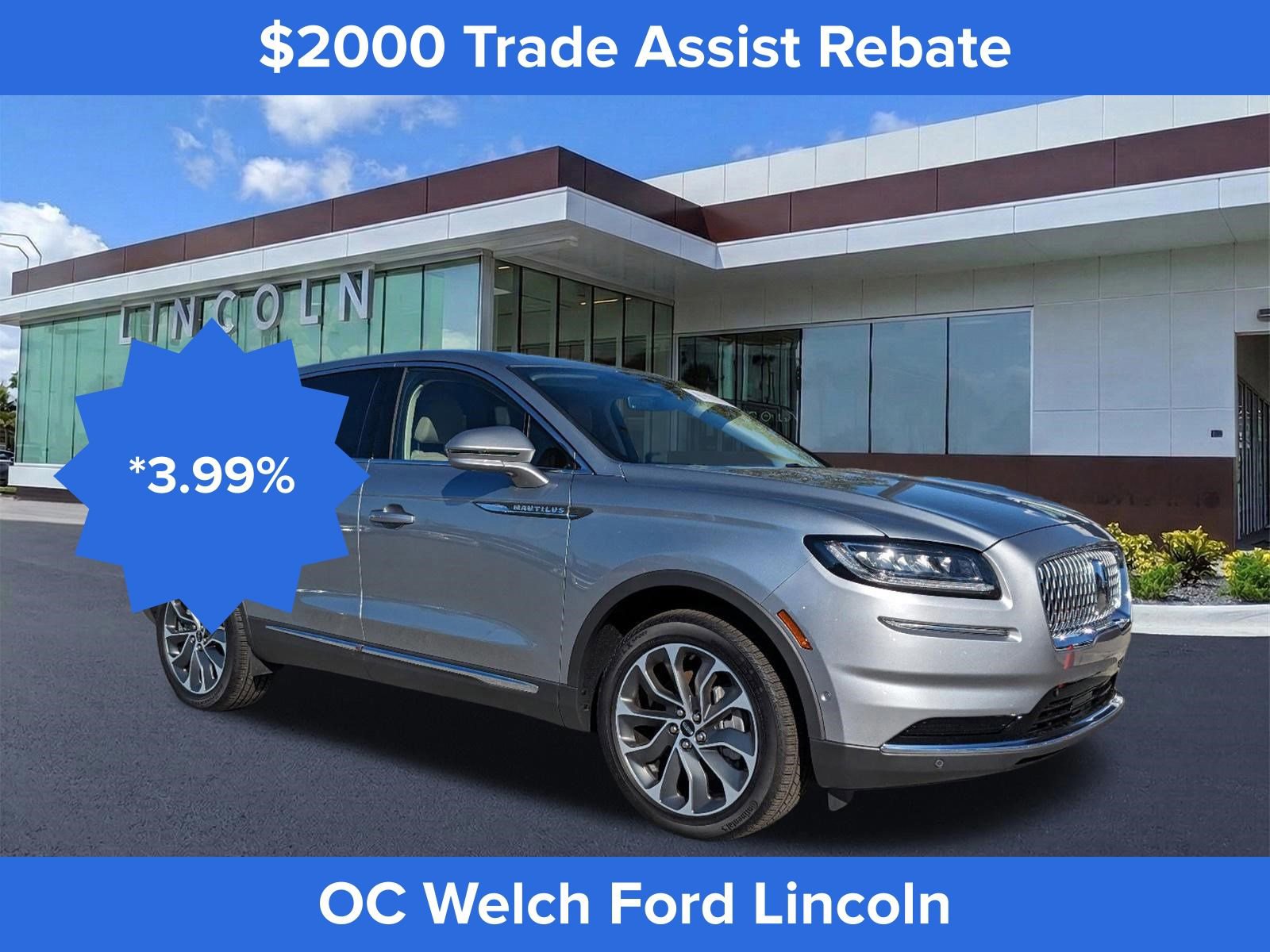 Certified 2023 Lincoln Nautilus Reserve w/ Equipment Group 201A AWD/4WD image 3