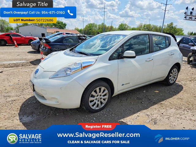 Used 2015 Nissan Leaf S w/ Charge Package FWD image 1