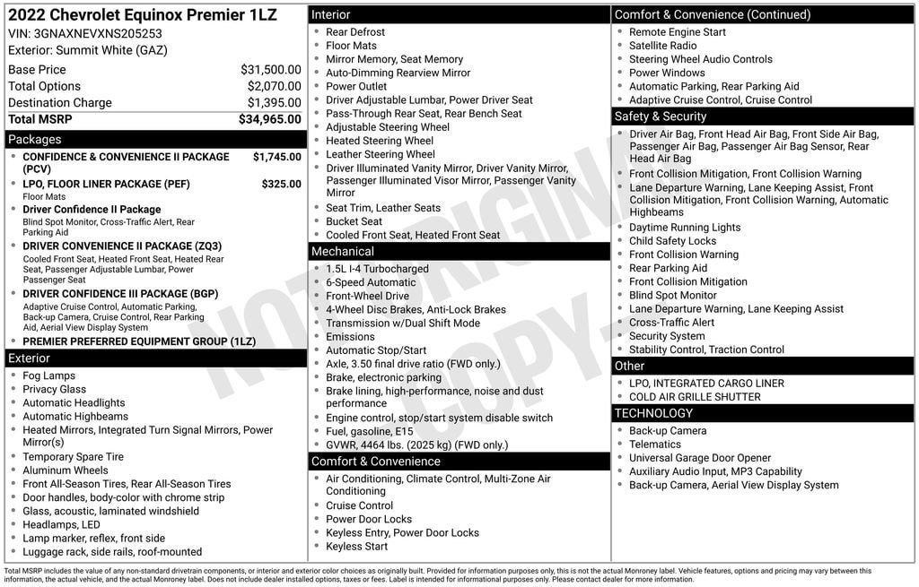 Certified 2022 Chevrolet Equinox Premier FWD image 10