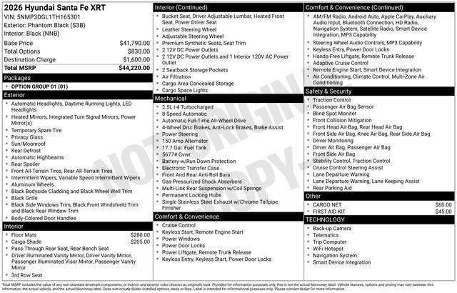 New 2026 Hyundai Santa Fe XRT AWD/4WD image 33
