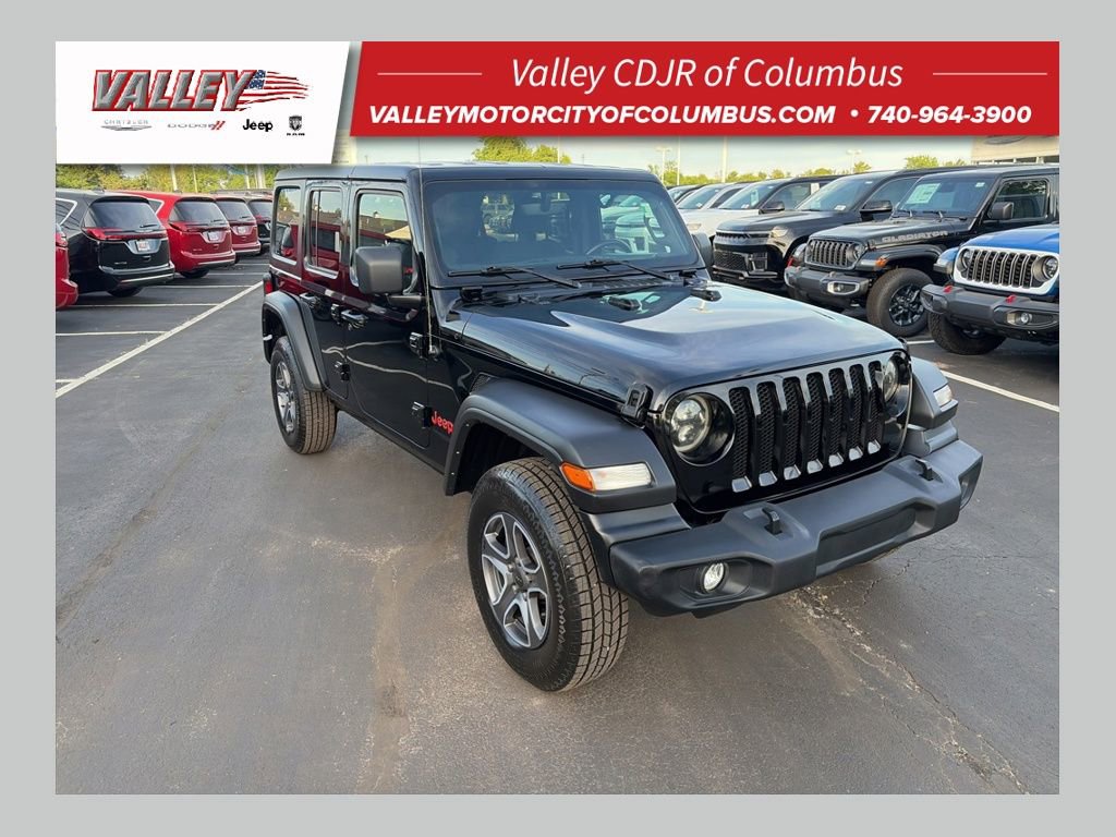 Used 2022 Jeep Wrangler Unlimited Sport AWD/4WD image 1