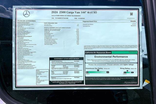 New 2026 Mercedes-Benz Sprinter 144 Cargo image 35