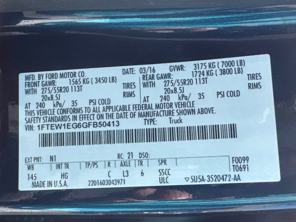 Used 2016 Ford F150 Lariat image 28