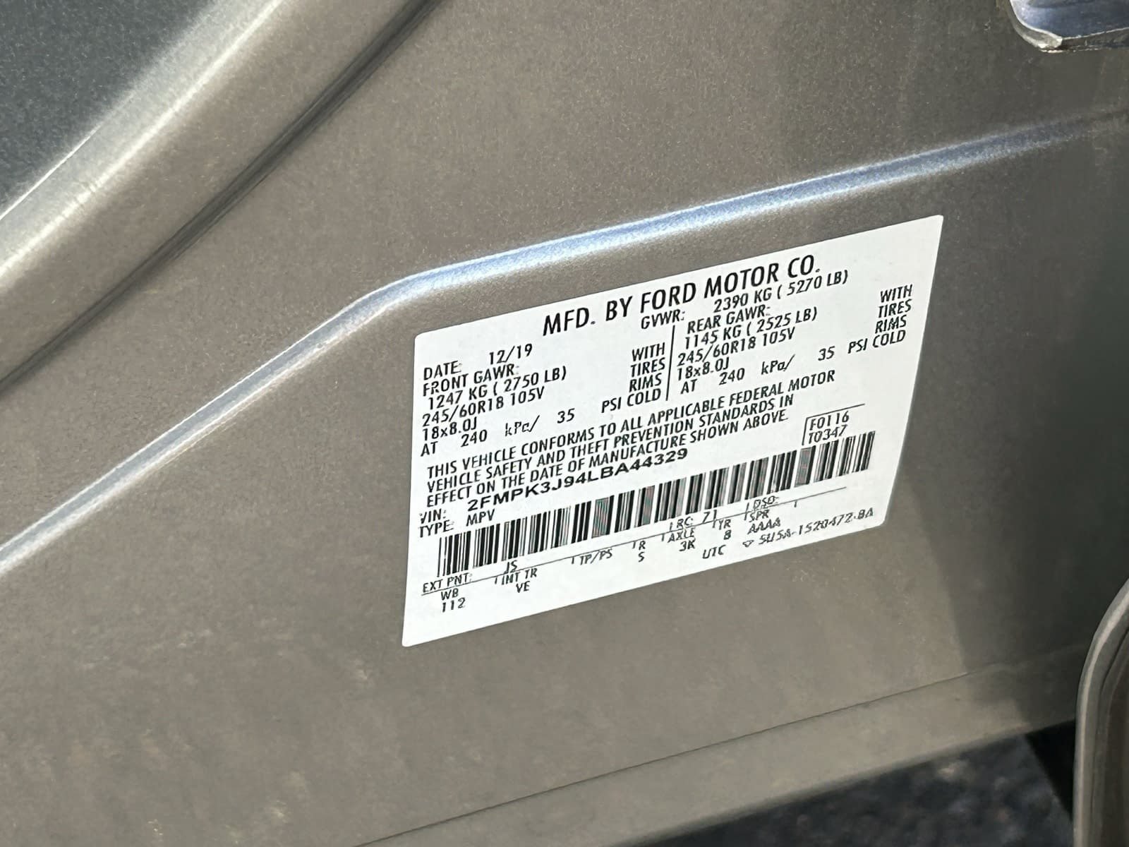Used 2020 Ford Edge SEL FWD image 34