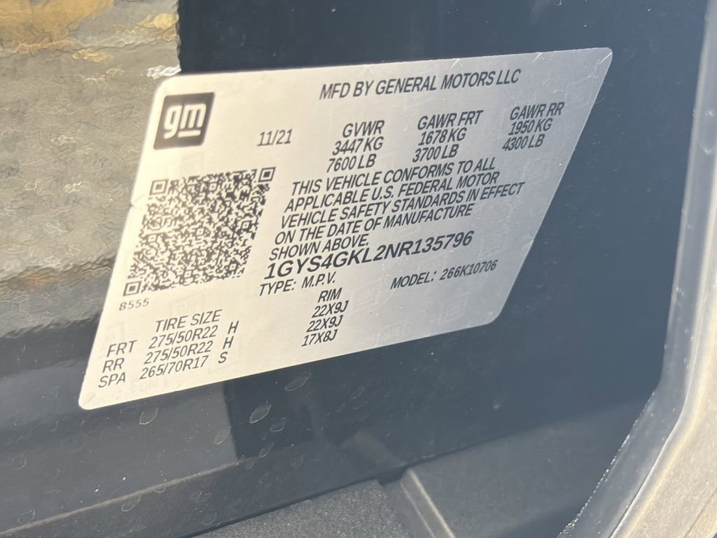 Certified 2022 Cadillac Escalade Sport Platinum w/ LPO, ONYX Package image 38