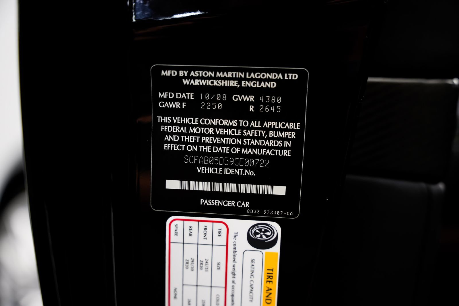 Used 2009 Aston Martin DBS Coupe RWD image 43