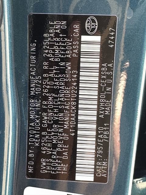 Used 2026 Toyota Camry SE w/ Convenience Package FWD image 32