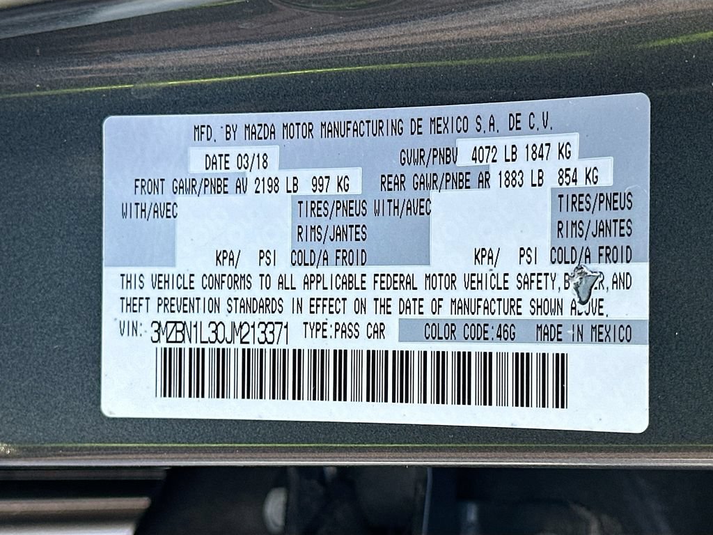 Used 2018 MAZDA MAZDA3 Touring FWD image 30