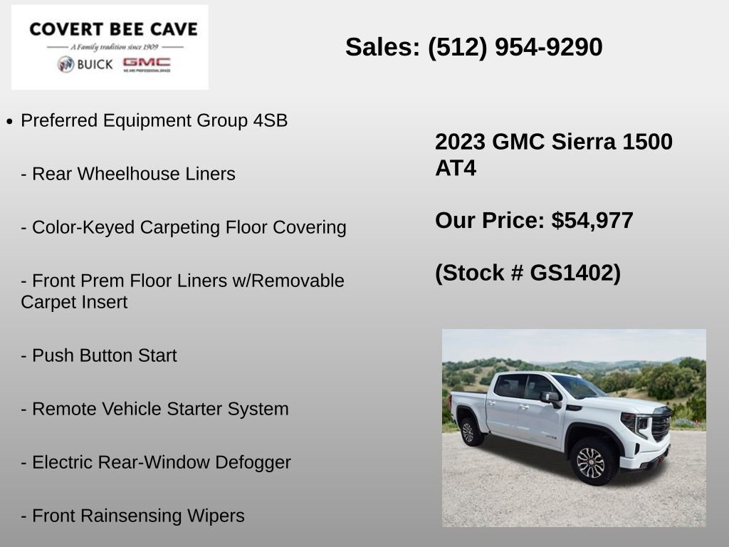 Used 2023 GMC Sierra 1500 AT4 AWD/4WD image 12