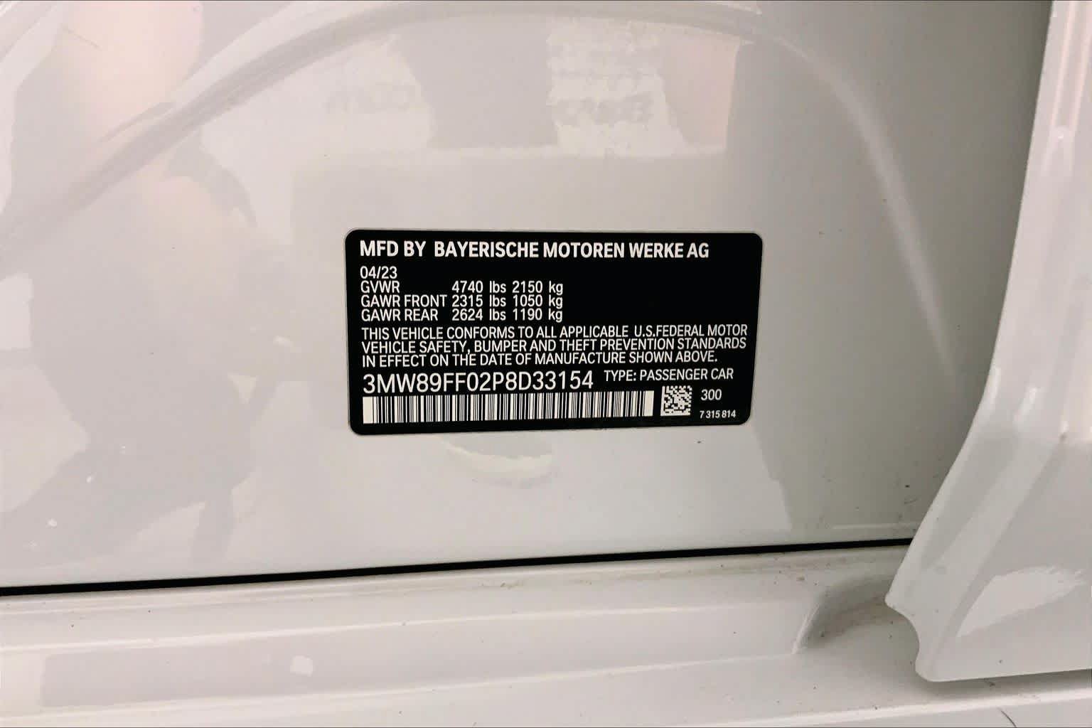 Certified 2023 BMW 330i xDrive Sedan w/ Driving Assistance Package AWD/4WD image 36