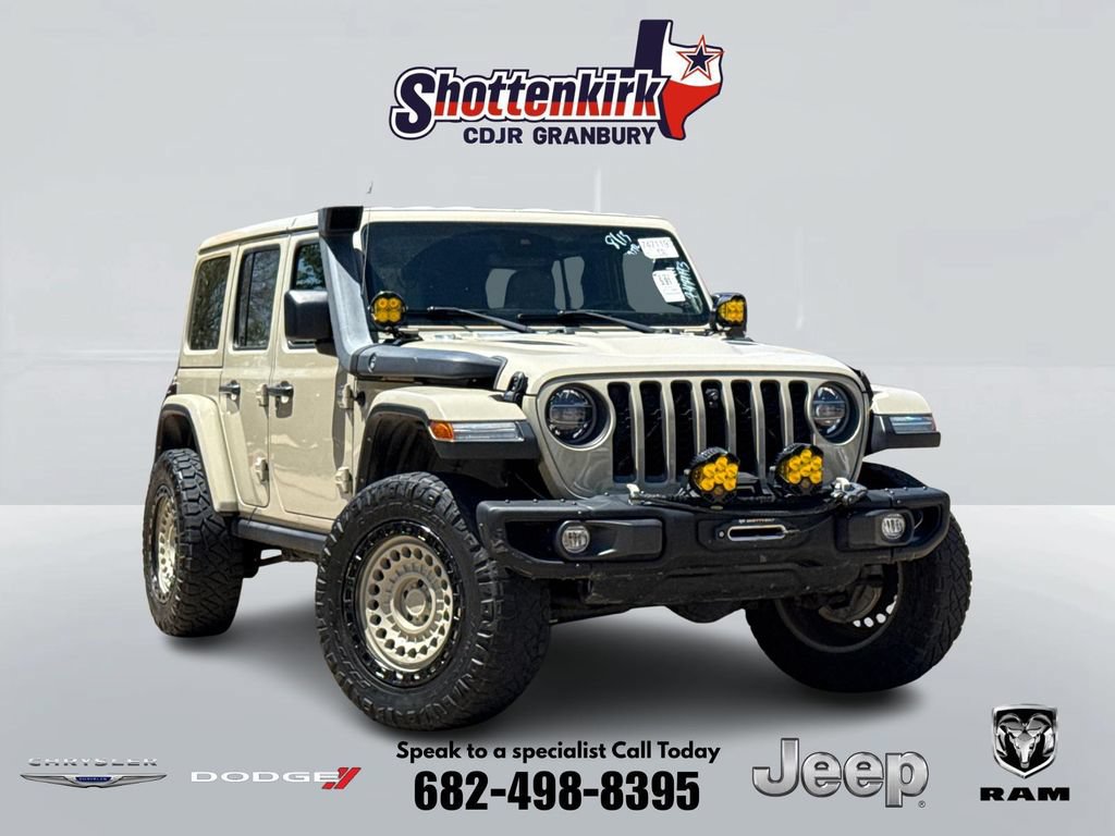 Used 2022 Jeep Wrangler Unlimited Rubicon 4xe w/ Steel Bumper Group AWD/4WD image 1