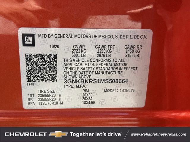 Used 2021 Chevrolet Blazer RS w/ Enhanced Convenience Package AWD/4WD image 41