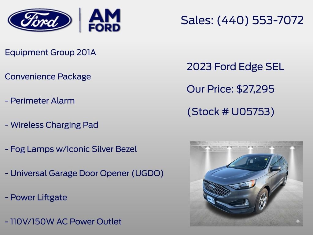 Used 2023 Ford Edge SEL w/ Convenience Package AWD/4WD image 6
