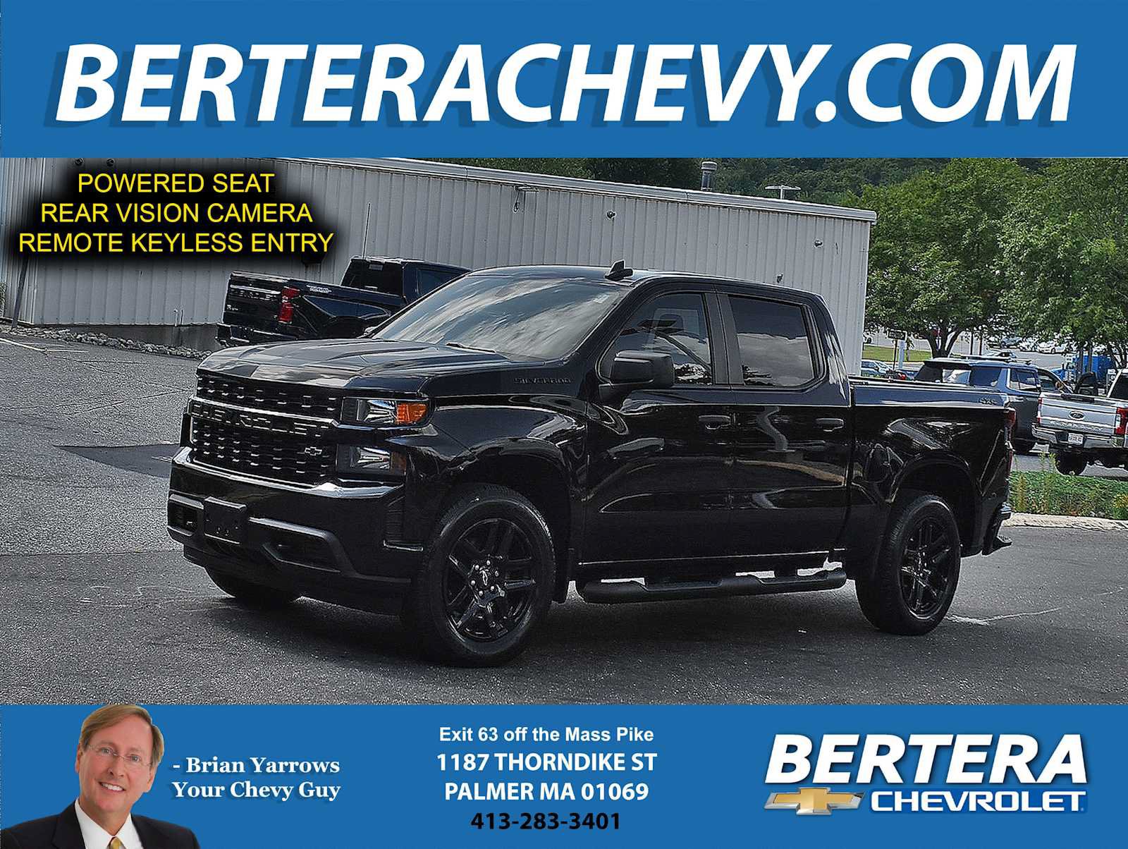 Used 2022 Chevrolet Silverado 1500 Custom w/ Rally Edition AWD/4WD image 1