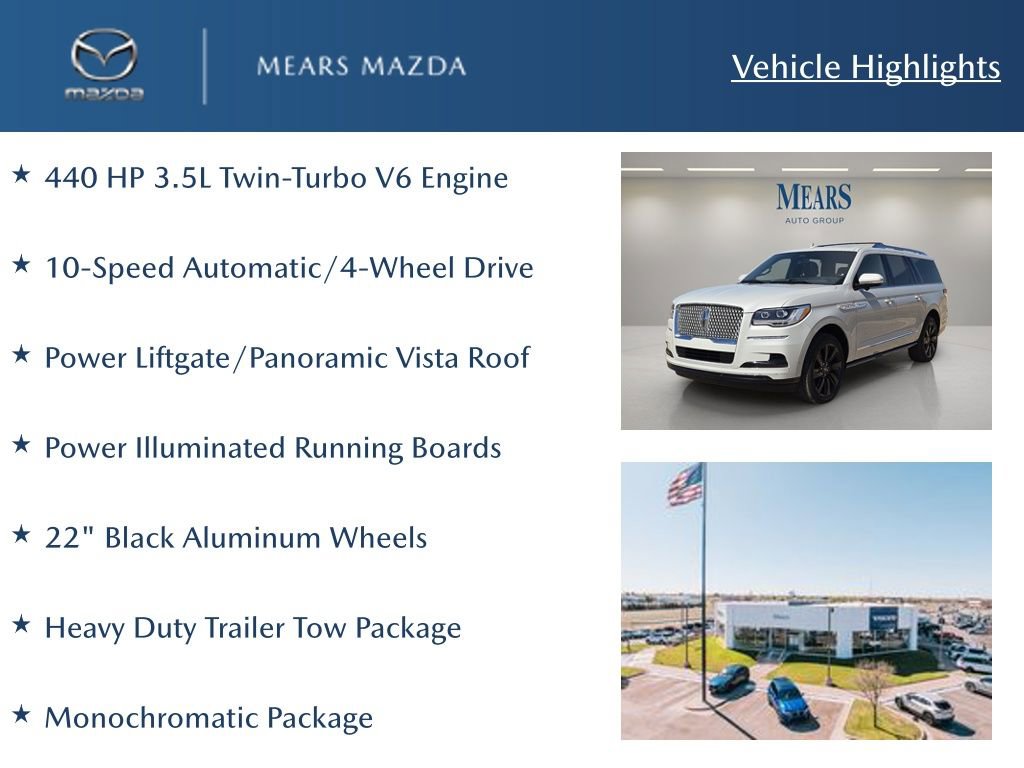 Used 2024 Lincoln Navigator L Reserve AWD/4WD image 2