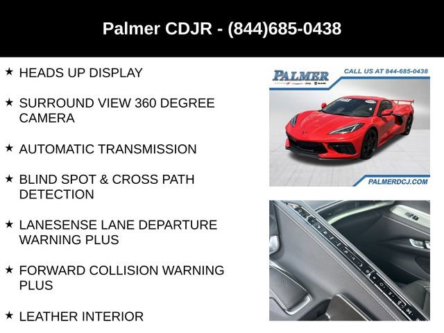 Used 2024 Chevrolet Corvette Stingray Preferred Cpe w/ Z51 Performance Package RWD image 6