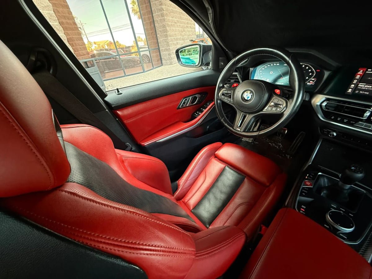 Used 2021 BMW M3 w/ Parking Assistance Package RWD image 49