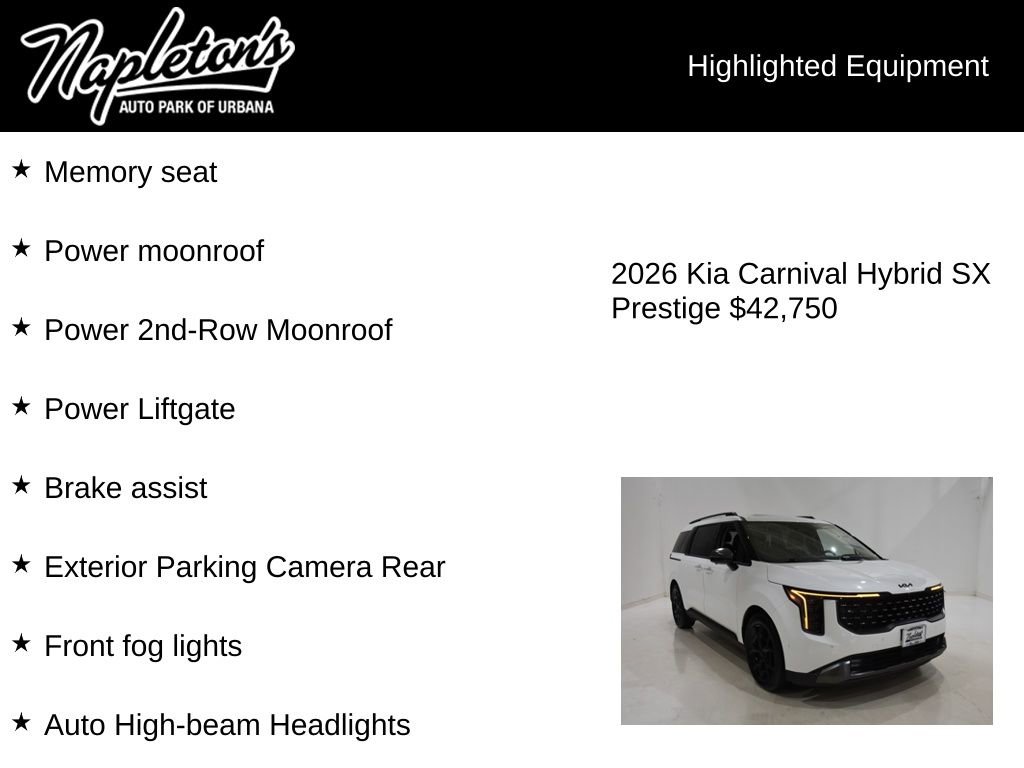 Used 2026 Kia Carnival SX Prestige image 16