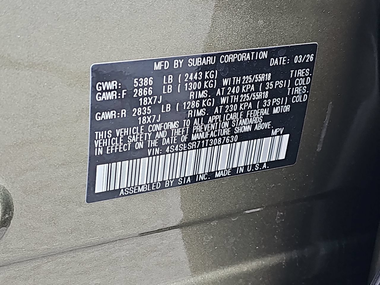 Used 2026 Subaru Forester Limited AWD/4WD image 43