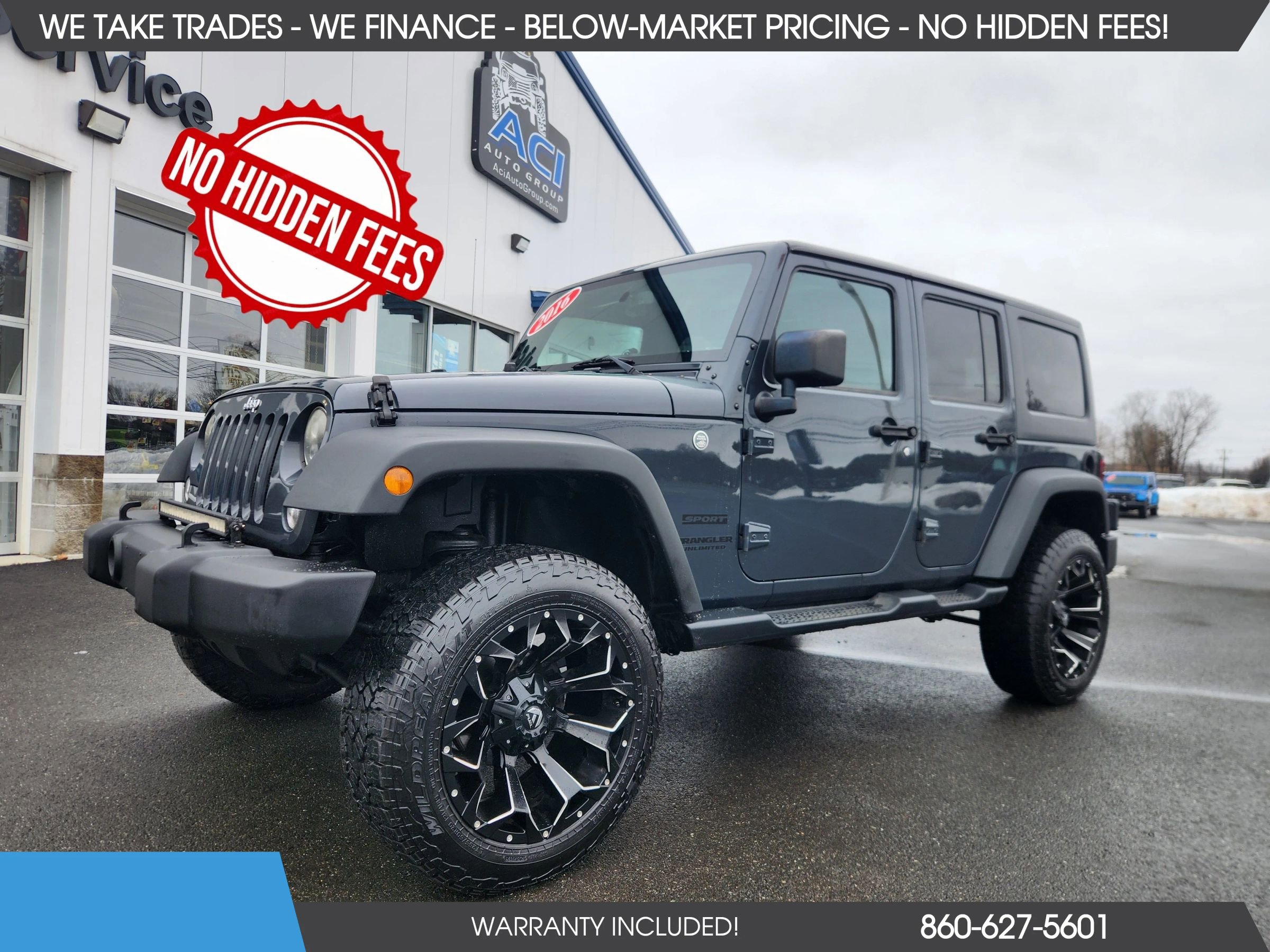 Used 2016 Jeep Wrangler Unlimited Sport w/ Quick Order Package 24S image 1