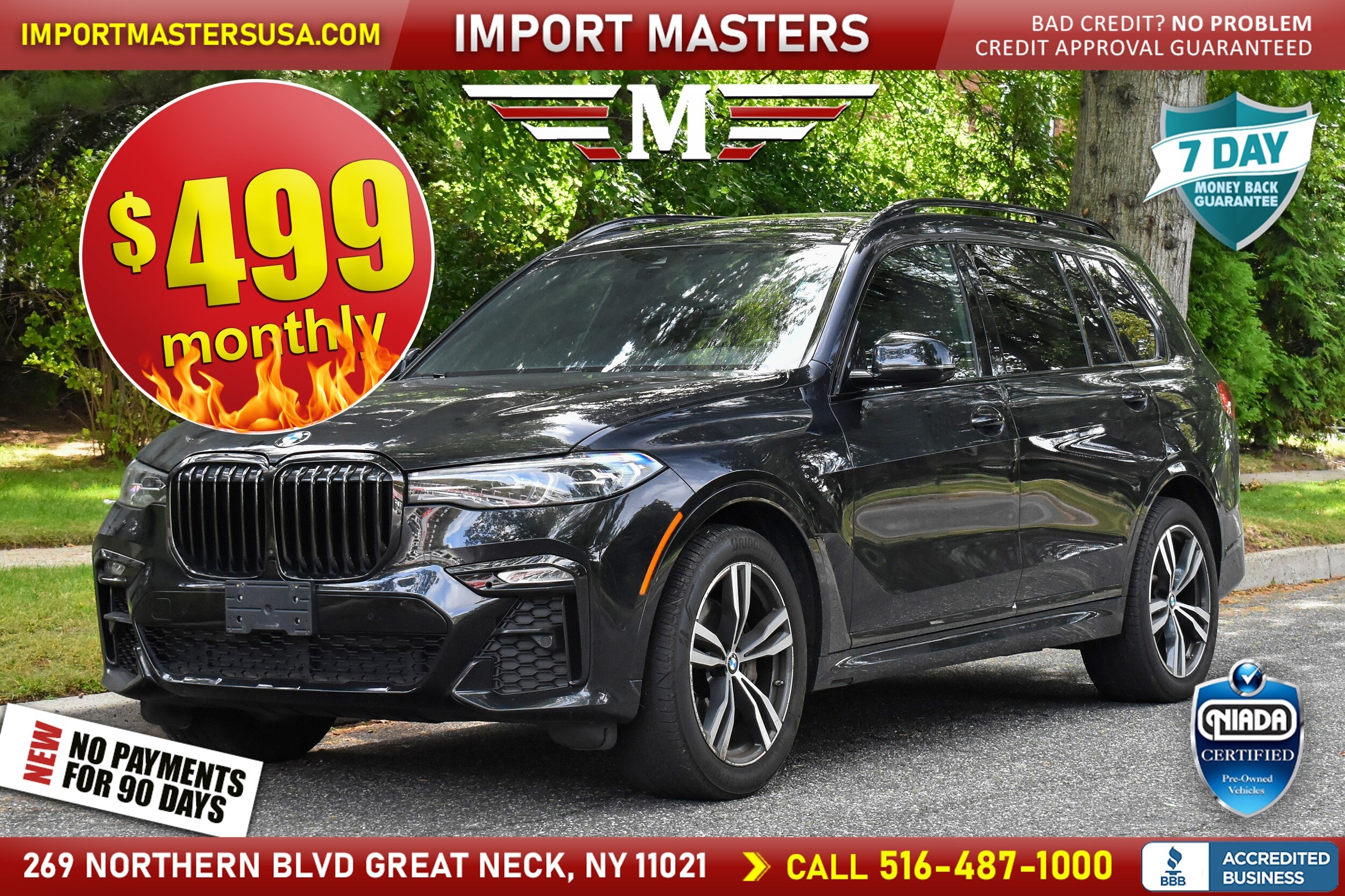 Used 2021 BMW X7 xDrive40i w/ M Sport Package