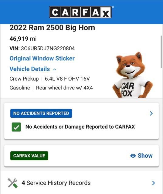 Used 2022 RAM 2500 Big Horn AWD/4WD image 4