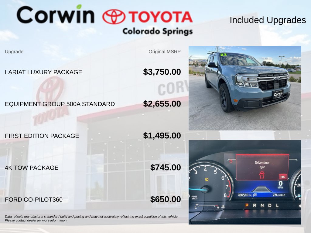 Used 2022 Ford Maverick Lariat w/ Lariat Luxury Package AWD/4WD image 4