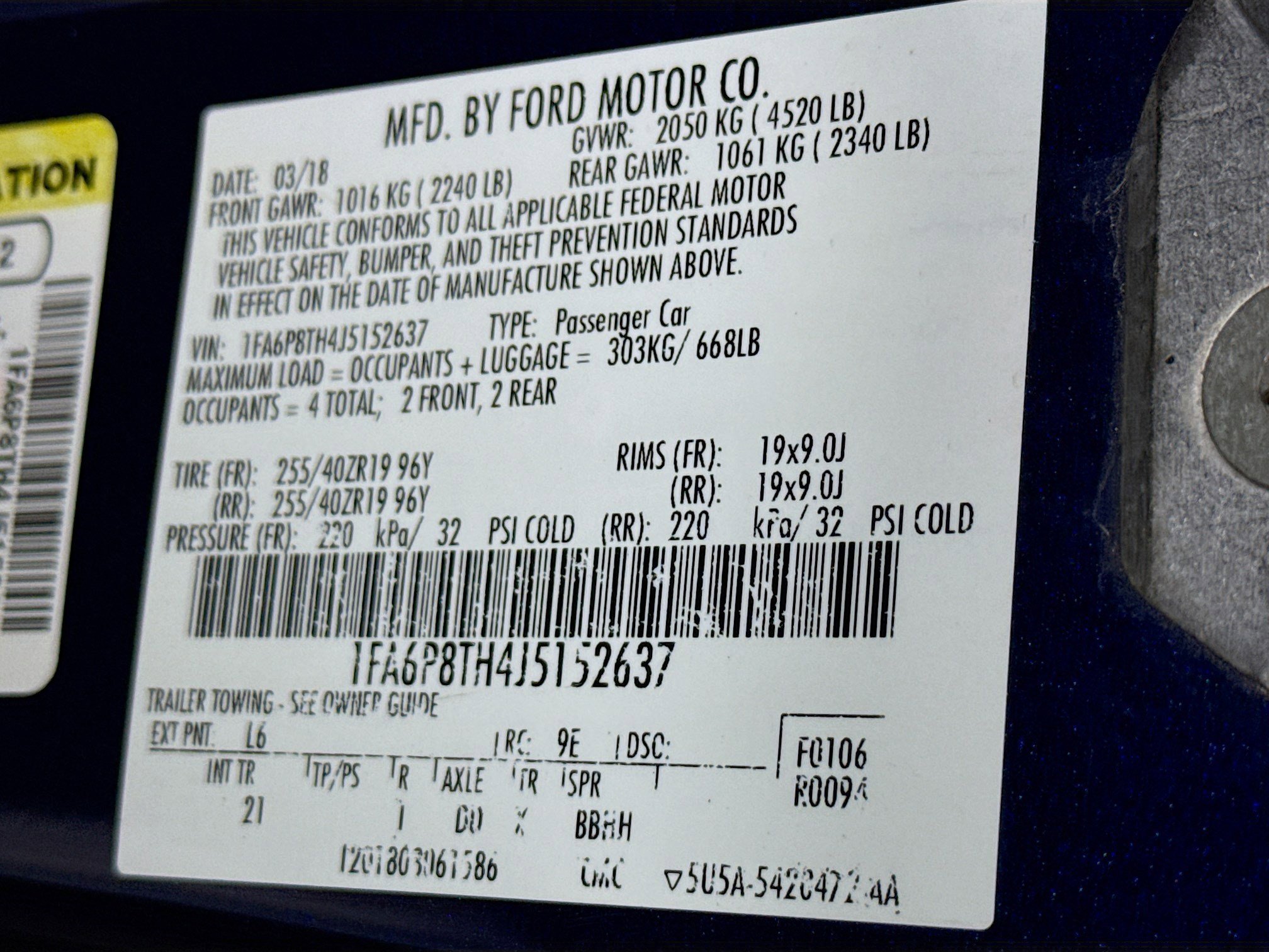 Used 2018 Ford Mustang EcoBoost w/ Ecoboost Performance Package image 38