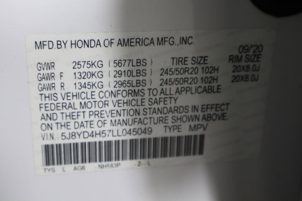 Used 2020 Acura MDX SH-AWD w/ Technology Package image 38