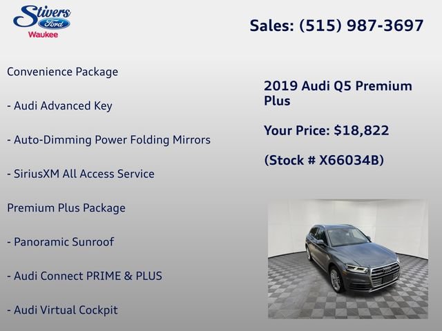 Used 2019 Audi Q5 2.0T Premium Plus AWD/4WD image 15