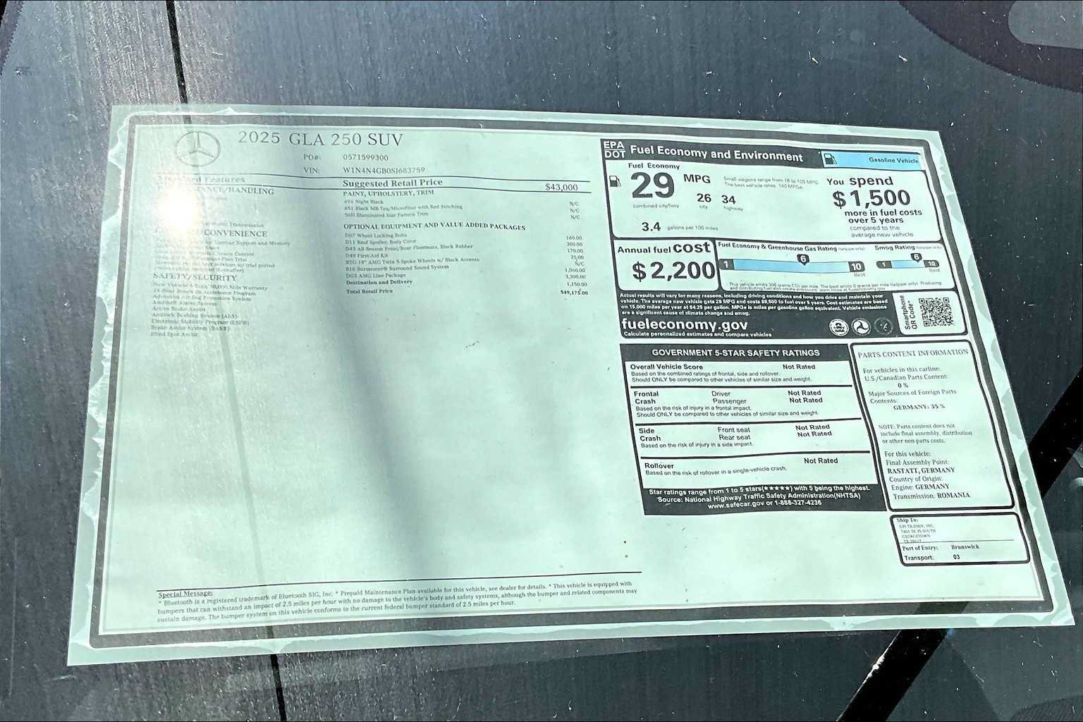 New 2025 Mercedes-Benz GLA 250 image 22