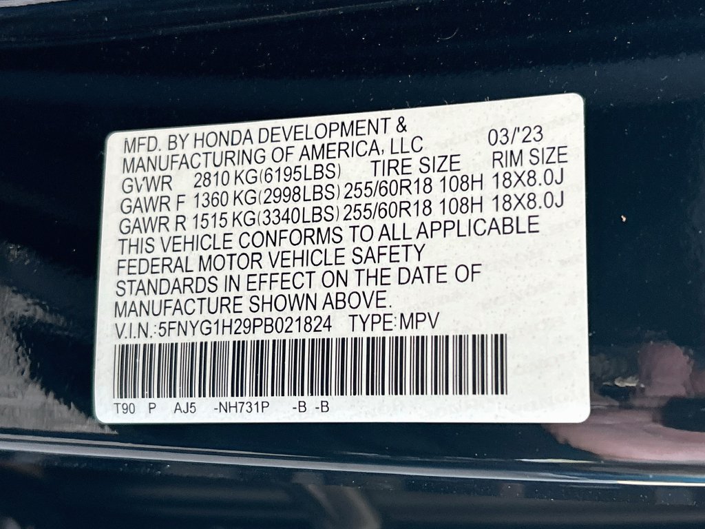 Certified 2023 Honda Pilot LX image 32