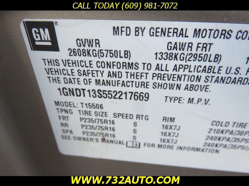 Used 2005 Chevrolet TrailBlazer LS w/ LS Preferred Equipment Group image 35