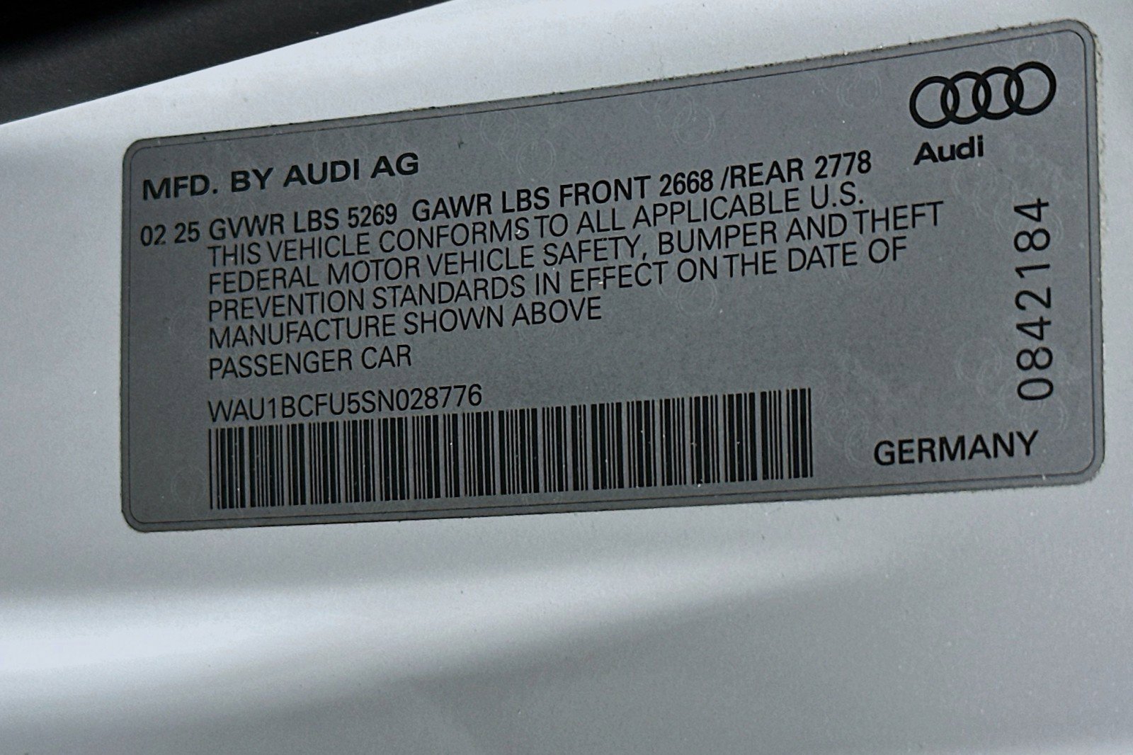 Used 2025 Audi A5 2.0T Premium w/ Convenience Package image 24