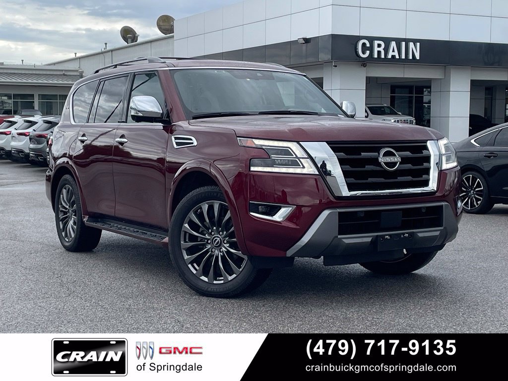Used 2023 Nissan Armada Platinum w/ Captain's Chairs Package AWD/4WD image 1