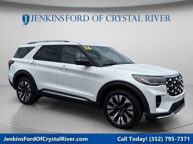 New 2026 Ford Explorer Platinum w/ LUX Leather Package