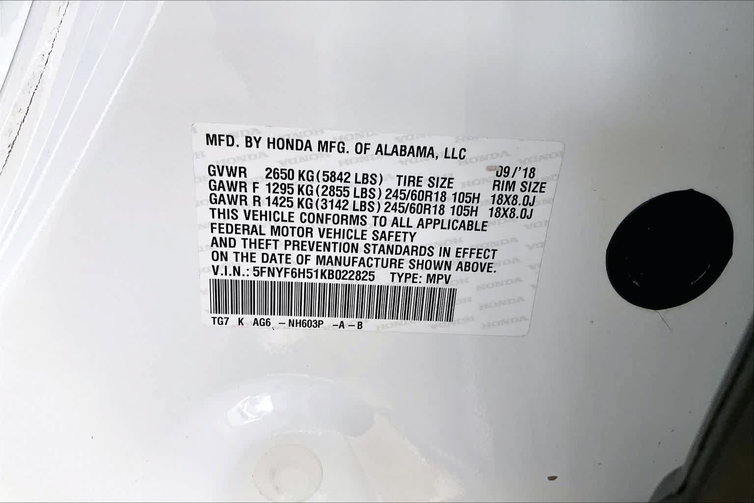 Used 2019 Honda Pilot EX-L image 35