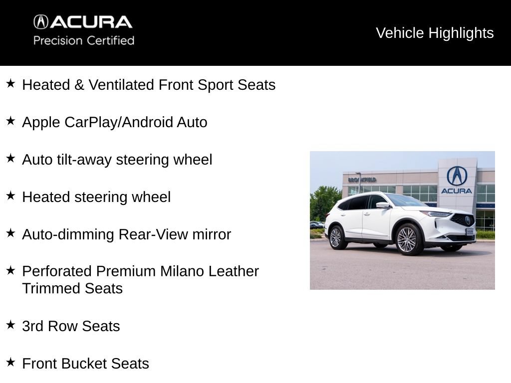 Certified 2024 Acura MDX w/ Advance Package AWD/4WD image 21