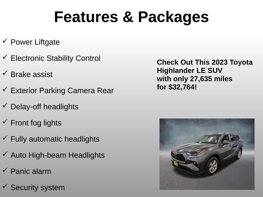 Used 2023 Toyota Highlander LE image 21