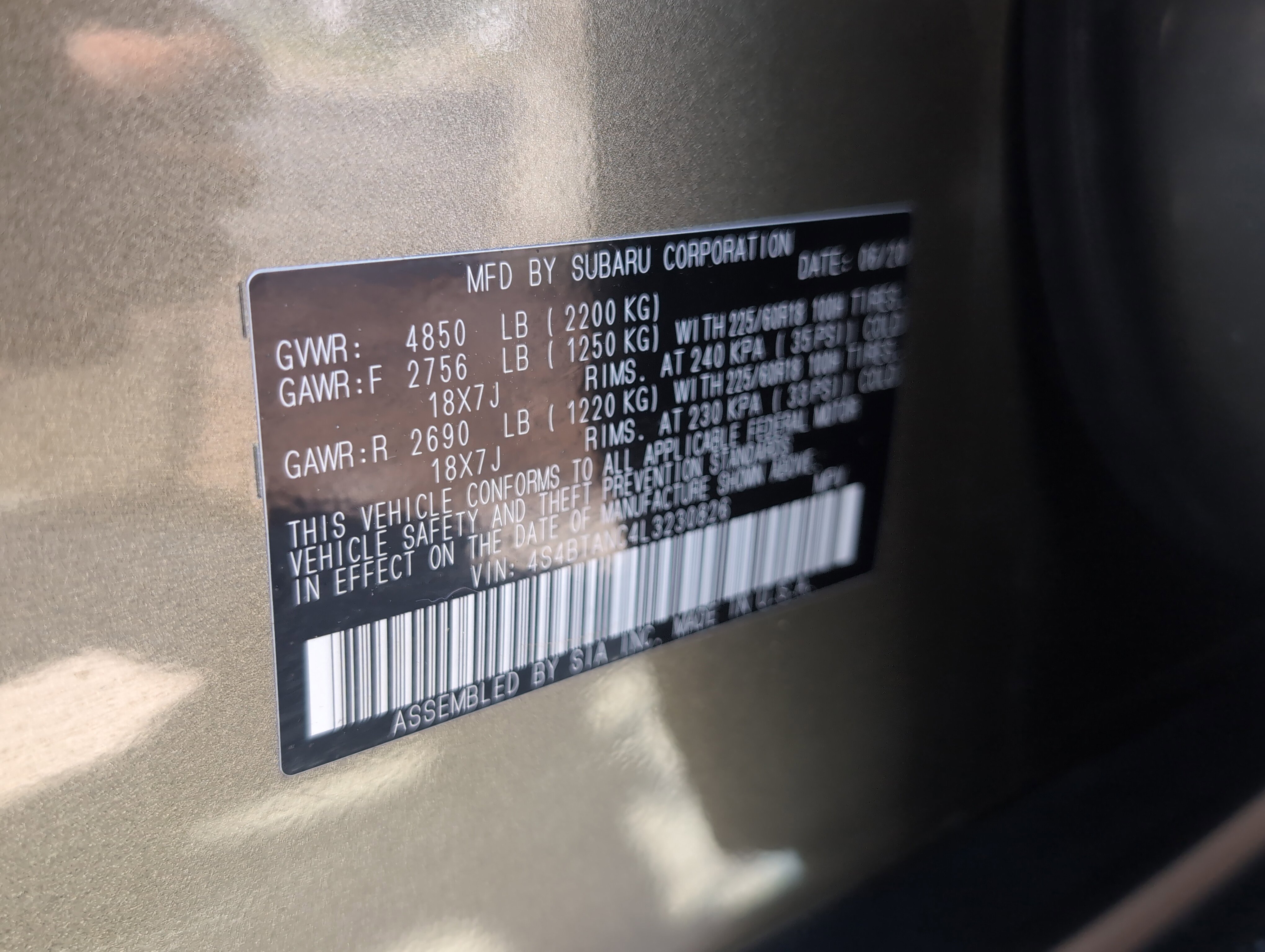 Used 2020 Subaru Outback Limited w/ Popular Package #2 image 35