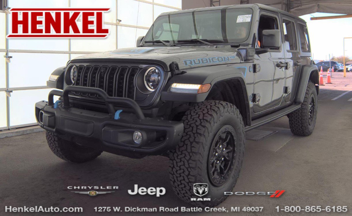Used 2023 Jeep Wrangler Unlimited Rubicon 4xe AWD/4WD image 1