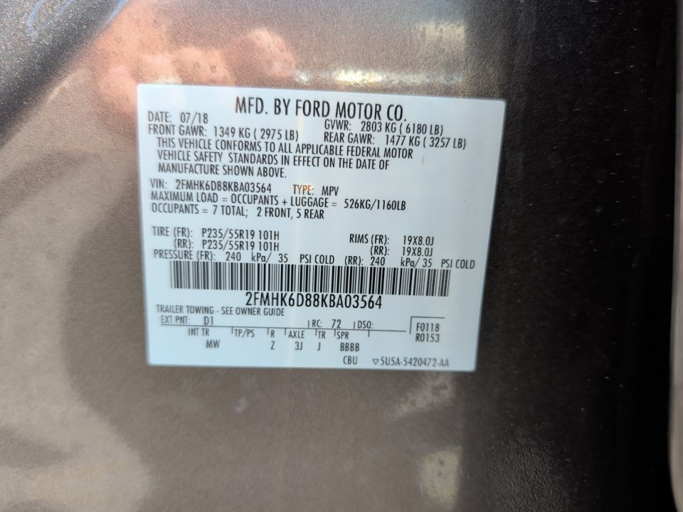 Used 2019 Ford Flex Limited AWD/4WD image 39