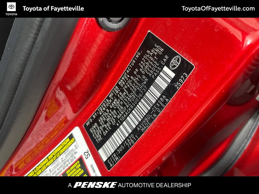 Certified 2025 Toyota Camry SE FWD image 24