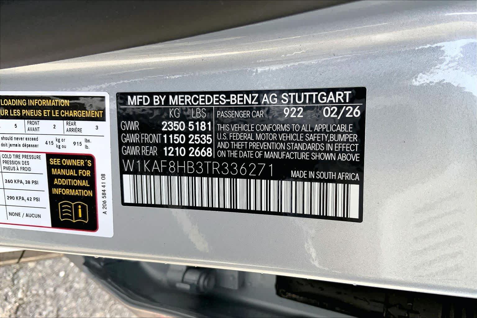 New 2026 Mercedes-Benz C 43 AMG 4MATIC Sedan image 25
