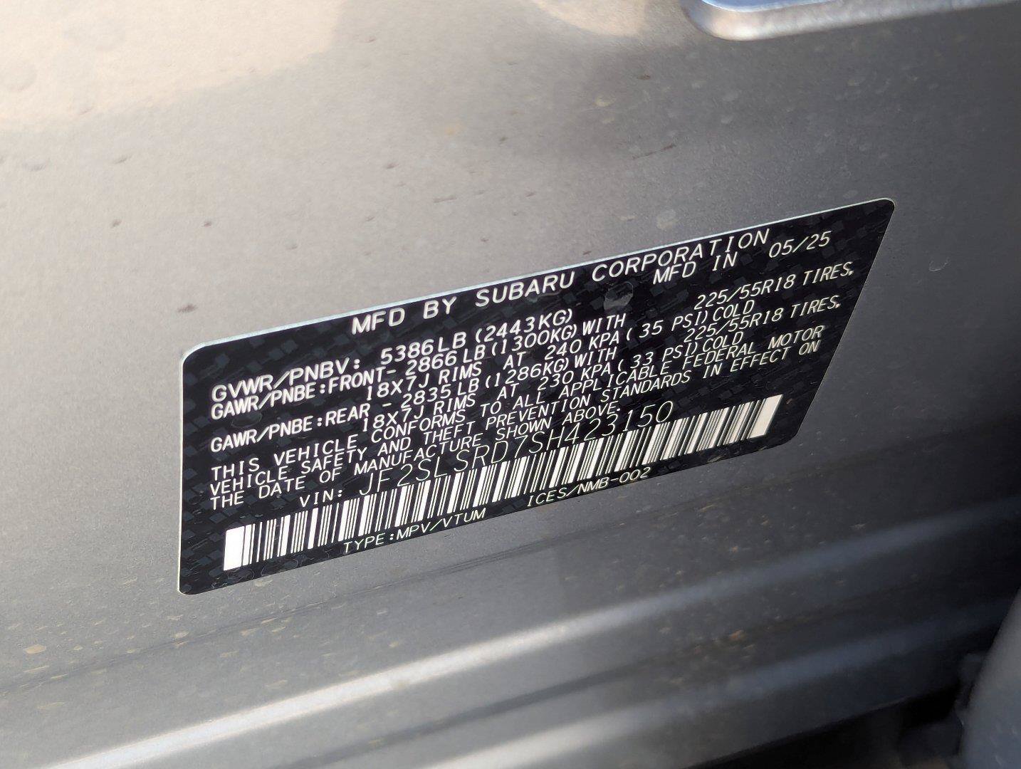 Used 2025 Subaru Forester Limited w/ Popular Package AWD/4WD image 43