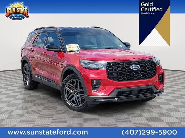 Certified 2025 Ford Explorer ST-Line w/ Premium Package RWD image 1