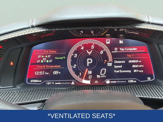 Certified 2021 Chevrolet Corvette Stingray Preferred Conv w/ 2LT RWD image 9